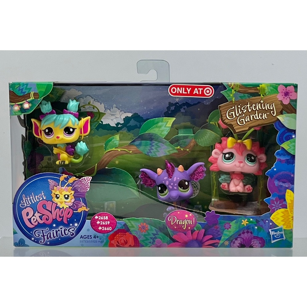 2011 Littlest Pet Shop Fairies-Glistening Garden #2658 #2659 #2660 BRAND NEW